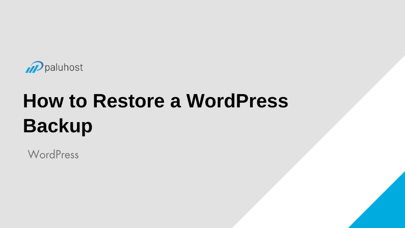 How to Restore a WordPress Backup with UpdraftPlus